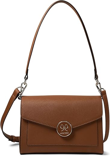 Nine West Natala Top Handle Flap, Saddle Tan