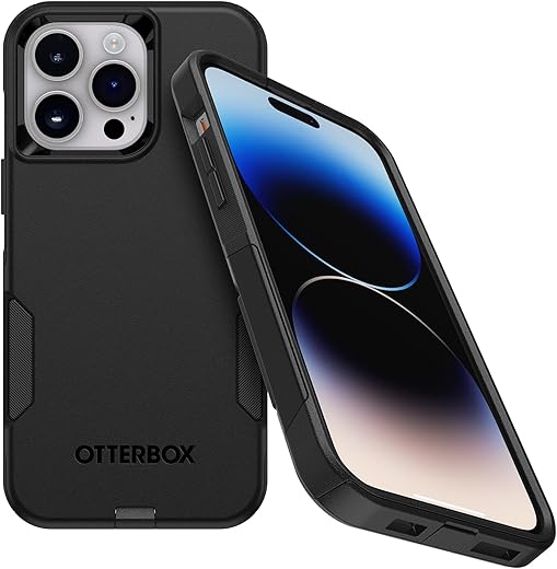 Otterbox Iphone 14 Pro (Only) Commuter Series Case - Black, Slim &Amp; Tough, Pocket-Friendly, With Port Protection