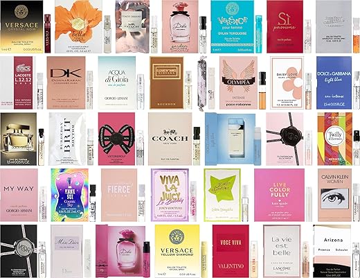 Perfume High End Designer Fragrance Sampler Set For Women - (Pack Of 12 Sample Vials)