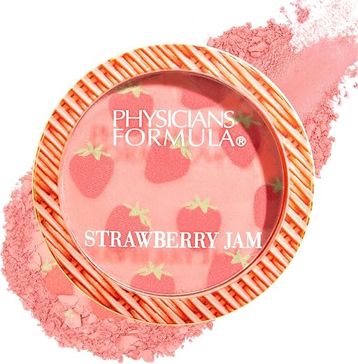 Physicians Formula Murumuru Strawberry Jam Blush Strawberry, Shimmery Finish