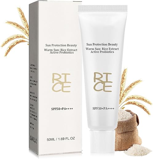 Relief Sun Organic Sunscreen Spf 50 Pa++++ Rice And Probiotics, Korean Sunscreen For Face And Body, Facial Sunscreen Nourishing Skin,Korean Skin Care Solution For All Skin Types