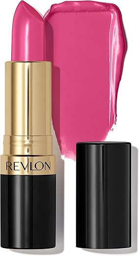 Revlon Lipstick, Super Lustrous Lipstick, Creamy Formula For Soft, Fuller-Looking Lips, Moisturized Feel In Pinks, Pink Promise (778) 0.15 Oz