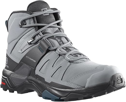 Salomon X Ultra 4 Mid GTX Hiking Shoe - Women's Quarry/Black/Legion Blue