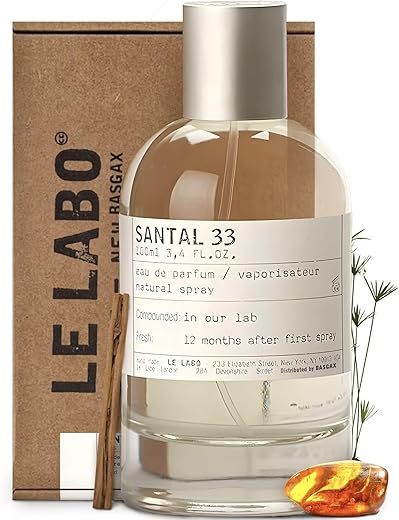 Santal 𝟥𝟥, Eau De Parfum Spray, 3.4 Fl Oz - Iconic Scent Of New York A Cult Fragrance - Unisex