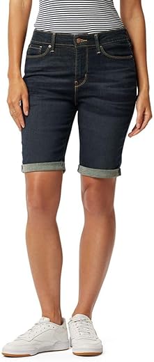 Signature By Levi Strauss &Amp; Co. Gold Women'S Mid-Rise Bermuda Shorts (Also Available In Plus)