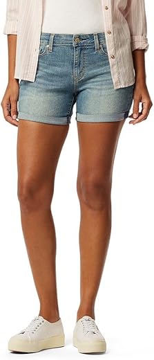 Signature By Levi Strauss &Amp; Co. Gold Women'S Mid-Rise Shorts (Available In Plus Size)