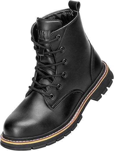 Steel Toe Boots For Women Men, Waterproof Lightweight Safety Work Boots Non-Slip Composite Toe Construction Shoes With 6&Quot;