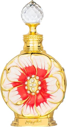 Swiss Arabian Layali Rouge - Luxury Arabian Perfume Oil From Dubai - Long Lasting Arabian Perfume For Women - Exotic, Fruity, Floral, Alcohol Free Edp - 0.5 Oz