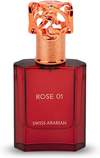 Swiss Arabian Rose 01 - Luxury Products From Dubai - Long Lasting, Addictive Personal Edp Spray Fragrance - Seductive Signature Aroma - 1.7 Oz