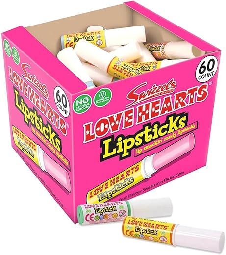 Swizzels Matlow Love Hearts Lipsticks (1 X 60)