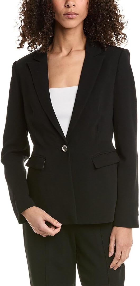 Ted Baker Womens Single-Breasted Blazer, 1, Black