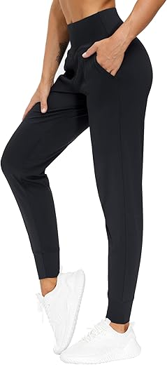 The Gym People Women'S Joggers Pants Lightweight Athletic Leggings Tapered Lounge Pants For Workout, Yoga, Running