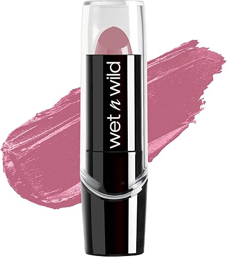 wet n wild Silk Finish Lipstick| Hydrating Lip Color| Rich Buildable Color| Will You Be With Me? Pink, 0.13 Ounce (Pack of 1)