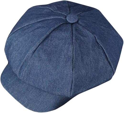 Women's Vintage Cotton Newsboy Cabbie Hat Cap