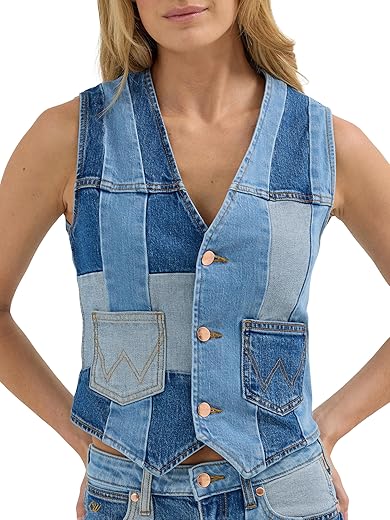 Wrangler Womens X Lainey Wilson Patchwork Vest