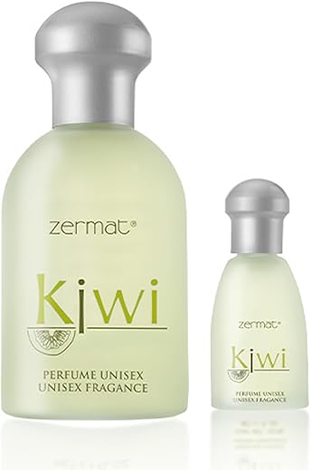 Zermat, Perfume For Women And Men, Kiwi, Fresh, Unisex, Perfume Para Dama Y Caballero - Citric Scent 4.50 Fl. Oz And Miniature 0.50 Fl. Oz.