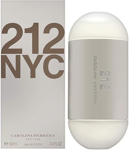 Carolina Herrera 212 Eau De Toilette Spray For Women, 3.4 Fluid Ounce