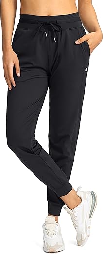 G Gradual Women'S Joggers Pants With Zipper Pockets High Waisted Athletic Tapered Sweatpants For Women Workout Lounge