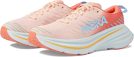 Hoka Bondi X Camellia/Peach Parfait 10 B (M)