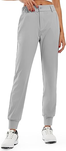 Libin Women'S 4-Way Stretch Golf Joggers Pants With Pockets, Tapered Athletic Running Sweatpants, Work Dress Casual Slacks