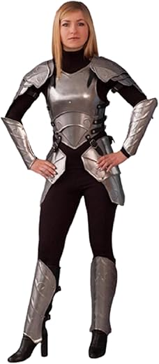 Medieval Full Armor Suit For Female Medieval Knight Fantasy Costume Steel Suit Armor, Lady Cuirass Costume Armor Suit, 18 Gauge Steel Female Larp Crusader Armour Suit Halloween.gift Item