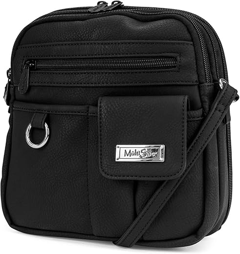 Multisac Women'S North South Mini Zip Around Crossbody Bag