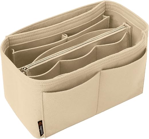 Omystyle Purse Organizer Insert For Handbags, Felt Bag Organizer For Tote &Amp; Purse, Tote Bag Organizer Insert With 5 Sizes, Compatible With Neverful Speedy And More