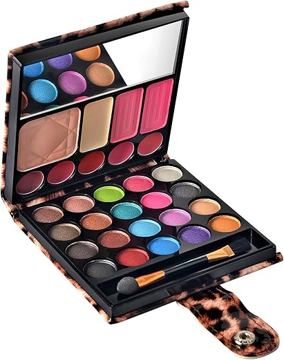 Professional Makeup Kit Eyeshadow Palette Lip Gloss Blush Concealer,29 Color