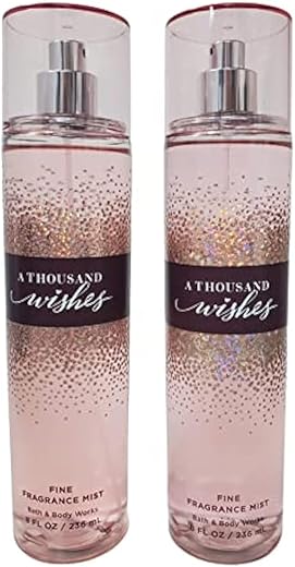 (Set Of 2) - Bath &Amp; Body Works Fragrance Mist, A Thousand Wishes. 8Fl Oz/ 236Ml Each