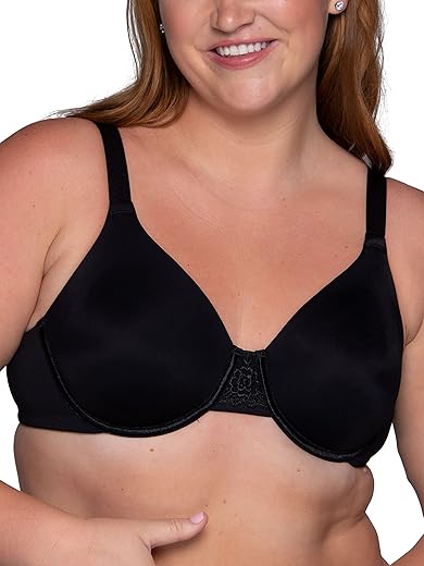 Vanity Fair Women'S Beauty Back Smoothing Minimizer Bra, Minimizes Bust Line Up To 1.5&Quot;, Non Padded Cups Up To H