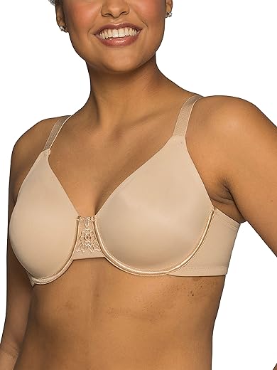 Vanity Fair Women'S Beauty Back Smoothing Minimizer Bra, Minimizes Bust Line Up To 1.5&Quot;, Non Padded Cups Up To H