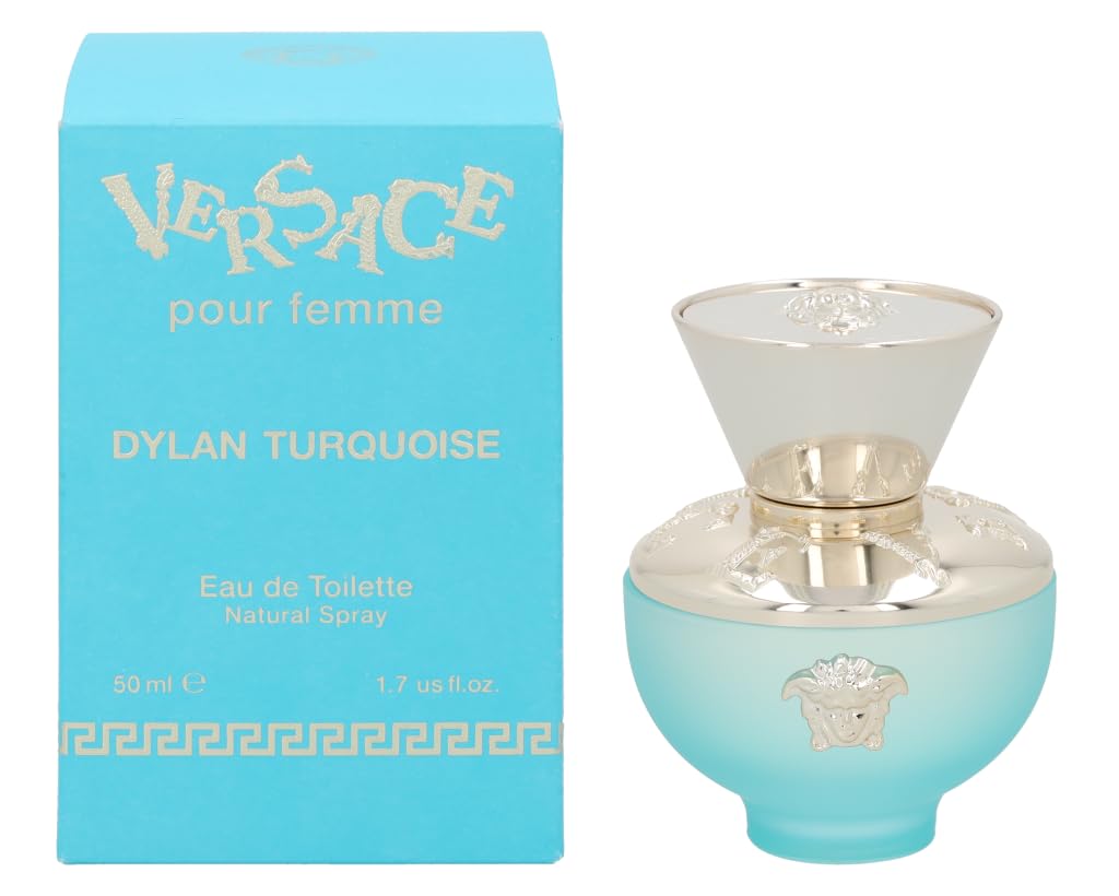 Versace Dylan Turquoise Pour Femme Women Edt Spray 1.7 Oz