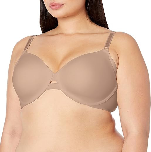 Warner'S Women'S No Side Effects Underarm-Smoothing Comfort Underwire Lightly Lined T-Shirt Bra 1356