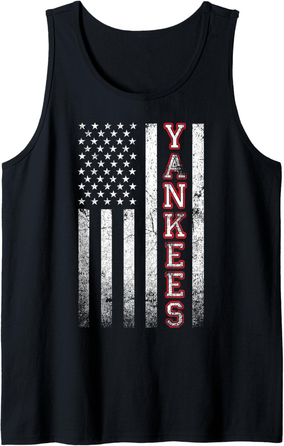 Yankees Name Vintage Sports Lover American Flag Men Women Tank Top